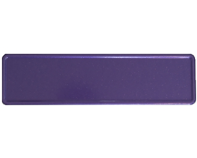Nameplate glitter purple 340 x 90 mm